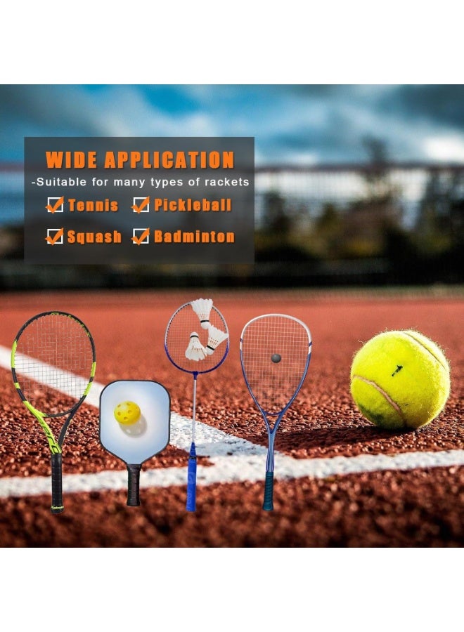 SRLIWHITE 12PCS Tennis or Badminton Overgrips, Anti-Slip Perforated Racket Grip Tape, Ultra Absorbent, Breathable and Quick Dry (6 Colors, 1.1M Length) - Image 5